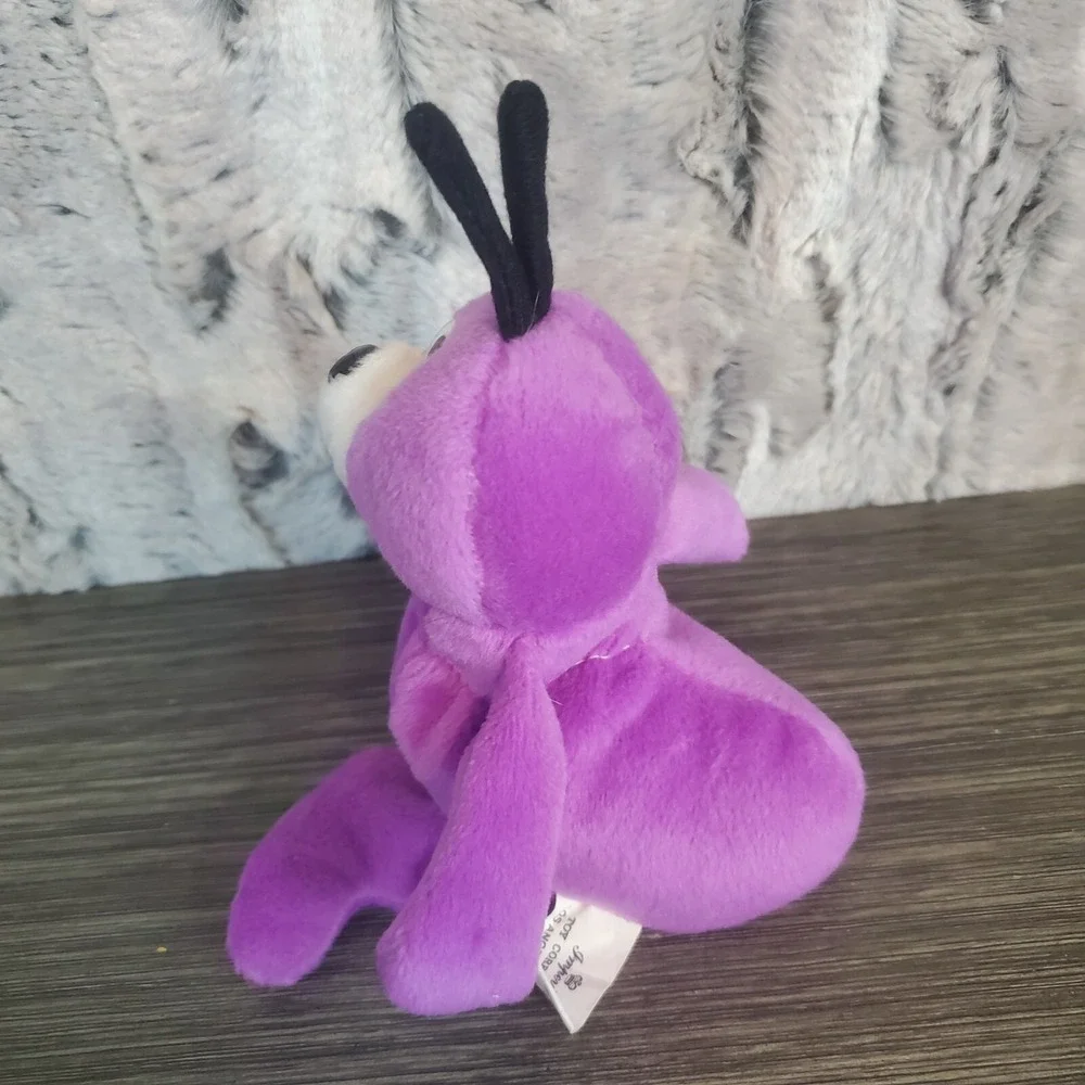 Imperial Toy Corporation Purple Martian Bug Plush 6